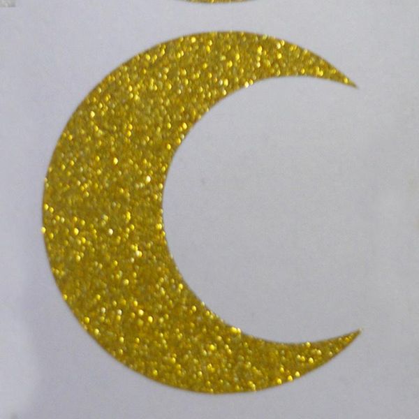 crescent moon gold glitter sparkle sticker label envelope seals
crescent moon gold glitter sparkle sticker label envelope seals