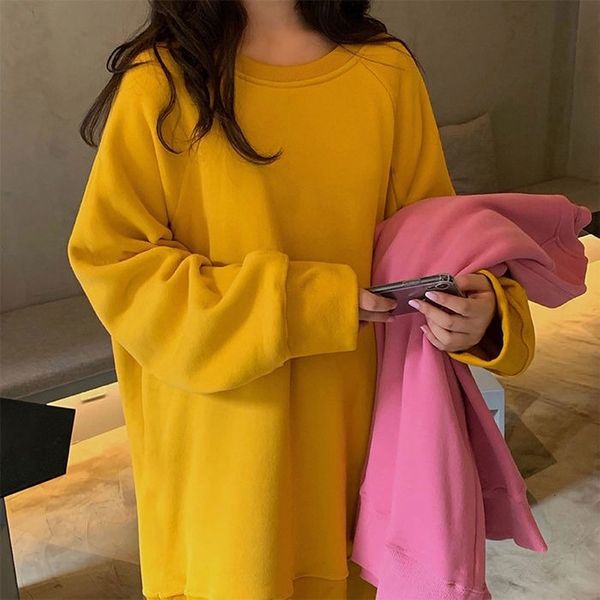 female hoodies sweet long sleeve sweatshirts of large solid dimensions plus thickening feminine new rm9u, Black
female hoodies sweet long sleeve sweatshirts of large solid dimensions plus thickening feminine new rm9u, Black