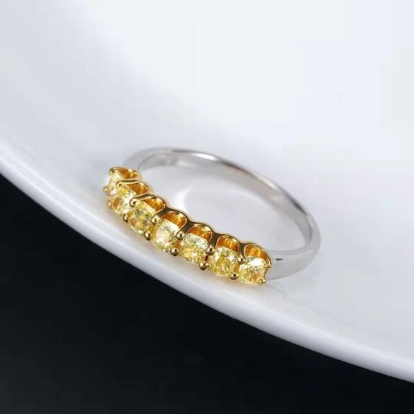 cluster rings 18k gold diamond ring for women wedding bands natural yellow 0.84 ct round cute romantic engagement gift, Golden;silver
cluster rings 18k gold diamond ring for women wedding bands natural yellow 0.84 ct round cute romantic engagement gift, Golden;silver