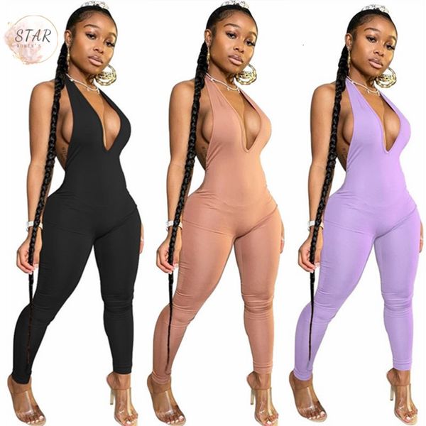 2021 new jumpsuit women sleeveless solid v neck romper bodycon super stretchy one piece outfit summer wholesale dropshipping polyester sub4, Black;white
2021 new jumpsuit women sleeveless solid v neck romper bodycon super stretchy one piece outfit summer wholesale dropshipping polyester sub4, Black;white