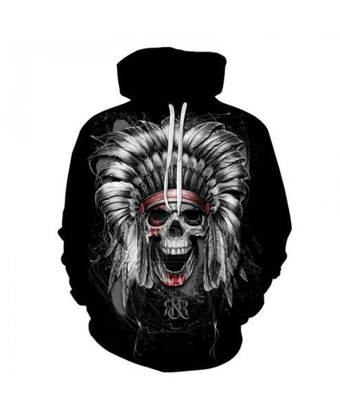 men's hoodies & sweatshirts men skull 3d printed funny hip hop novelty streetwear hooded jackets male tracksuits maximum size s-5xl, Black
men's hoodies & sweatshirts men skull 3d printed funny hip hop novelty streetwear hooded jackets male tracksuits maximum size s-5xl, Black