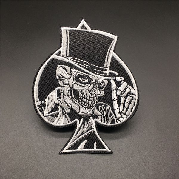 skull iron patch for clothing embroidery patch punk appliques sewing sticker on hat jacket apparel accessory, Black
skull iron patch for clothing embroidery patch punk appliques sewing sticker on hat jacket apparel accessory, Black