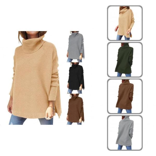 women's sweaters pure color exquisite workmanship batwing sleeve oversized sweater jumper for home, White;black
women's sweaters pure color exquisite workmanship batwing sleeve oversized sweater jumper for home, White;black