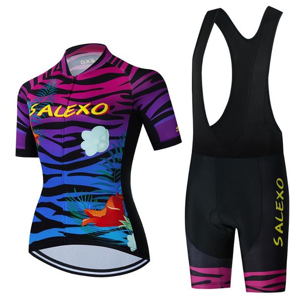 racing sets 2021 salexo women cycling set mtb bike clothing bicycle clothes ropa ciclismo wear team jersey, Black;blue
racing sets 2021 salexo women cycling set mtb bike clothing bicycle clothes ropa ciclismo wear team jersey, Black;blue