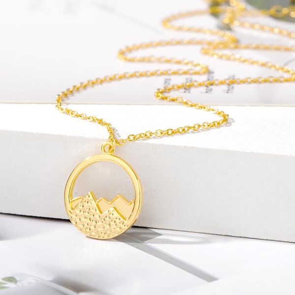 pendant necklaces wandering river mountain landscape valley sunset nature bijoux collier gold color charm chain necklace female jewelry, Silver
pendant necklaces wandering river mountain landscape valley sunset nature bijoux collier gold color charm chain necklace female jewelry, Silver