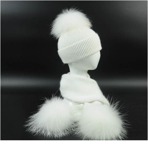 new fashion children's wool knit hat scarf 2 pieces set winter warm kids baby boy girl raccoon fur pom poms jllfgd
new fashion children's wool knit hat scarf 2 pieces set winter warm kids baby boy girl raccoon fur pom poms jllfgd