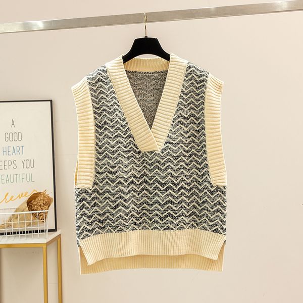 autumn and winter knitted women's pullover korean version loose short v-neck sleevels vt outer sweater thick, Black;white
autumn and winter knitted women's pullover korean version loose short v-neck sleevels vt outer sweater thick, Black;white