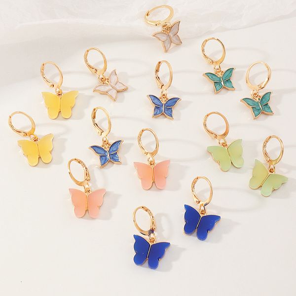 ez3385 fashion accessories small fresh simple acrylic butterfly earrings, Silver
ez3385 fashion accessories small fresh simple acrylic butterfly earrings, Silver
