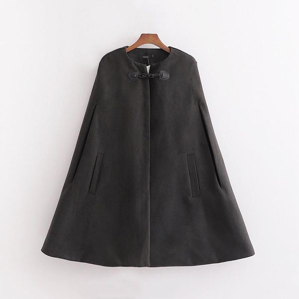 women's jackets elegant women tweed black long skirt coat fashion ladies pocket horn button jacket loose vintage female feminine outwea, Black;brown
women's jackets elegant women tweed black long skirt coat fashion ladies pocket horn button jacket loose vintage female feminine outwea, Black;brown