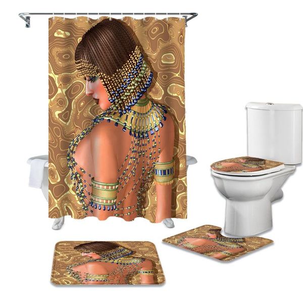 shower curtains egyptian woman golden beads fashion girl curtain carpet cover toilet bath mat pad set bathroom home decor
shower curtains egyptian woman golden beads fashion girl curtain carpet cover toilet bath mat pad set bathroom home decor