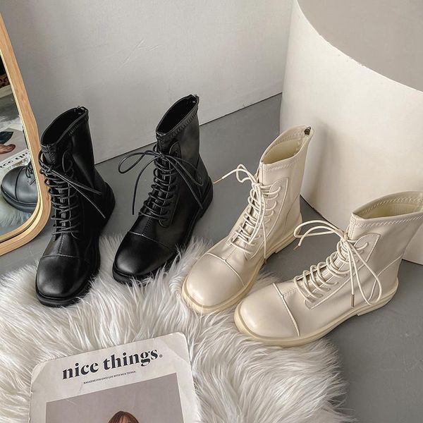 boots lace up riding shoes luxury designer round toe flat heel boots-women ankle rock ladies autumn fashion low 2021 lace-up rom, Black
boots lace up riding shoes luxury designer round toe flat heel boots-women ankle rock ladies autumn fashion low 2021 lace-up rom, Black