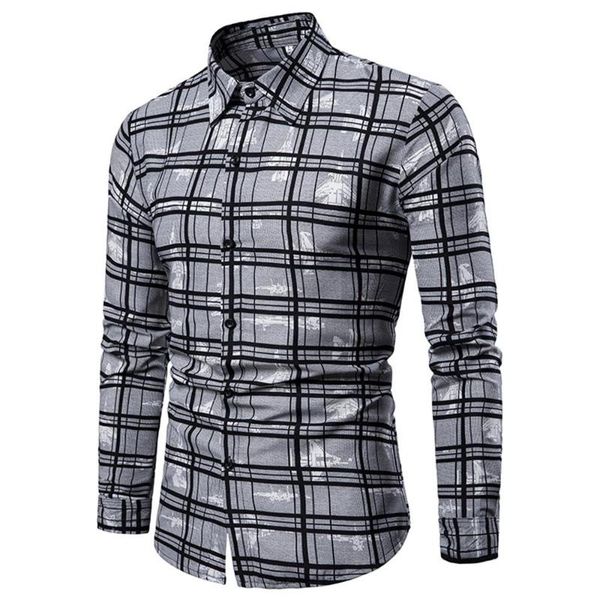 men's casual shirts autumn men lattice lapel simple buttons gray and black grid printing blouse long-sleeved shirt button top, White;black
men's casual shirts autumn men lattice lapel simple buttons gray and black grid printing blouse long-sleeved shirt button top, White;black