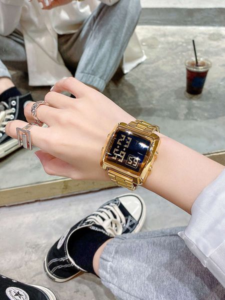 ins super fire electronic watch men's and women's domineering gold dial 2020 new simple temperament fashion atmosphere
ins super fire electronic watch men's and women's domineering gold dial 2020 new simple temperament fashion atmosphere