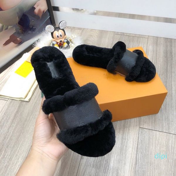 classic winter wool slippers women sandals fashion designers flat slides flip flops slipper real leather womens sandal silde, Black
classic winter wool slippers women sandals fashion designers flat slides flip flops slipper real leather womens sandal silde, Black