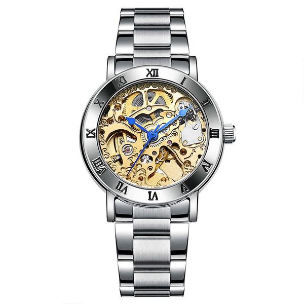 wristwatches ik 2021 fashion automatic self-wind women's watch tourbillon skeleton full steel silver women dress relojes femeninos, Slivery;brown
wristwatches ik 2021 fashion automatic self-wind women's watch tourbillon skeleton full steel silver women dress relojes femeninos, Slivery;brown