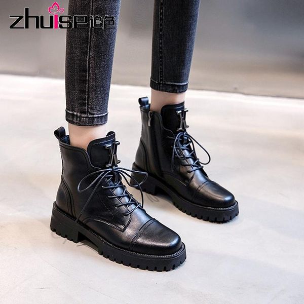 boots women autumn 2021 fashion genuine leather breathable female comfortable winter motorcycle shoes round toe, Black
boots women autumn 2021 fashion genuine leather breathable female comfortable winter motorcycle shoes round toe, Black