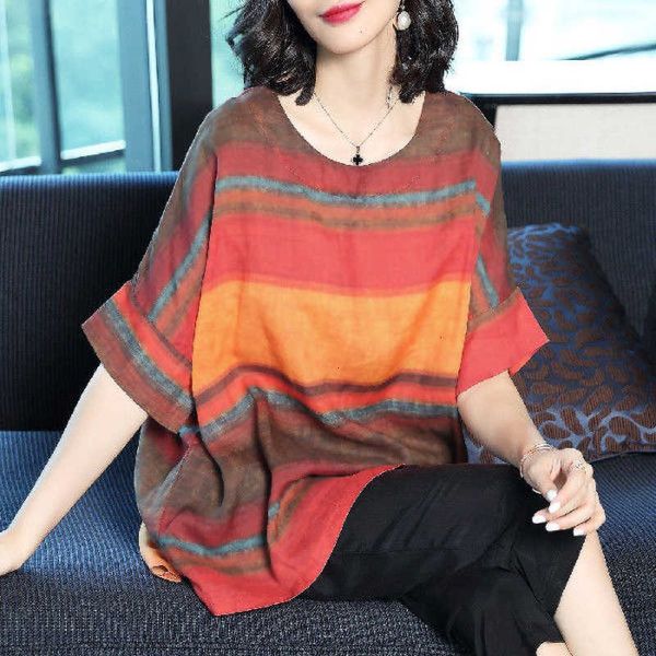 women's tanks & camis summer plus size clothing women stripe vintage blouse shirt short sleeve tunic femme ladies casual 67yg, White
women's tanks & camis summer plus size clothing women stripe vintage blouse shirt short sleeve tunic femme ladies casual 67yg, White