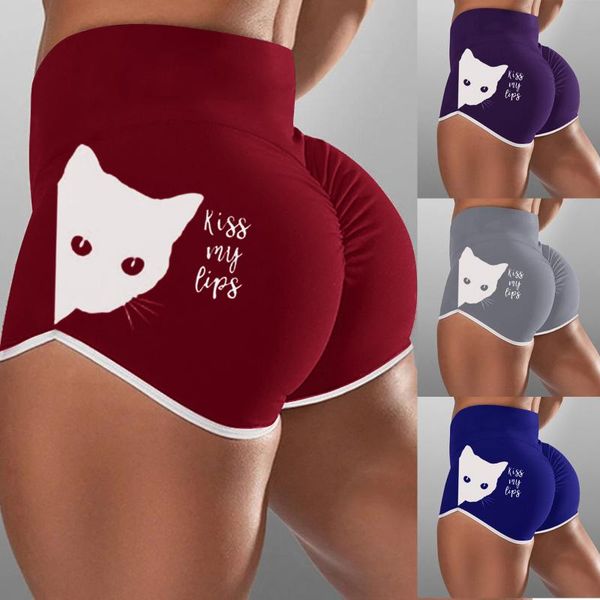 2021 casual women's fitness yoga shorts high waist quick dry skinny bike shorts tight cat print slim fit sport #y1, White;red
2021 casual women's fitness yoga shorts high waist quick dry skinny bike shorts tight cat print slim fit sport #y1, White;red