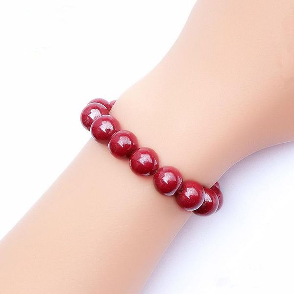 beaded, strands cinnabar bracelet couple emperor purple gold natural raw ore crystal men's and women's, Black
beaded, strands cinnabar bracelet couple emperor purple gold natural raw ore crystal men's and women's, Black