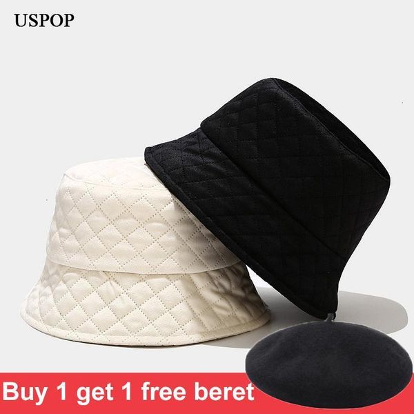 uspop 2021 bucket hats winter women hats diamond grid flat down cotton thick warm flat, Blue;gray
uspop 2021 bucket hats winter women hats diamond grid flat down cotton thick warm flat, Blue;gray