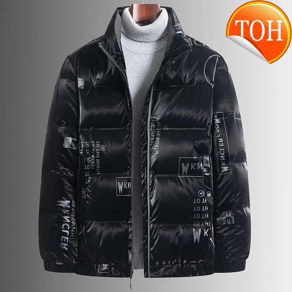 -30 degree men women winter warm down jacket thicken casual white duck puffer coats male female stand collar windproof jackets, Black
-30 degree men women winter warm down jacket thicken casual white duck puffer coats male female stand collar windproof jackets, Black