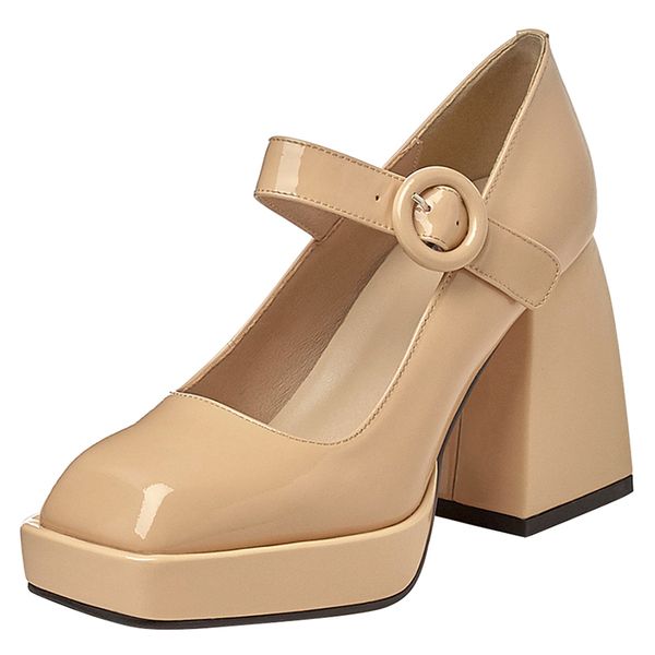 spring autumn women pumps boots shoes thick bottom high heels round toe platform mary janes elegant black brown comfortable footwear lady ge
spring autumn women pumps boots shoes thick bottom high heels round toe platform mary janes elegant black brown comfortable footwear lady ge