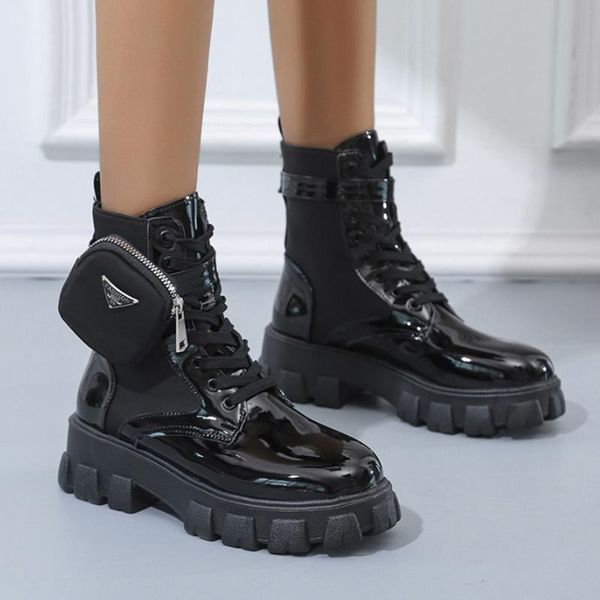 boots 2021 female black white punk ankle platform solid good quality women lace up chunky heel belt buckle pocket shoes
boots 2021 female black white punk ankle platform solid good quality women lace up chunky heel belt buckle pocket shoes
