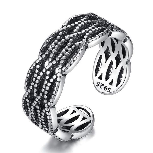 cluster rings 925 sterling silver jewelry woman retro hollow black opening size adjustable thai creative ring 3y862, Golden;silver
cluster rings 925 sterling silver jewelry woman retro hollow black opening size adjustable thai creative ring 3y862, Golden;silver