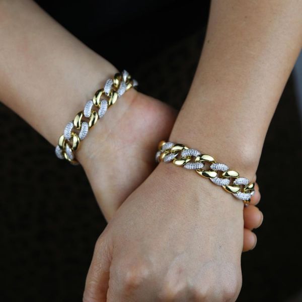 charm bracelets luxury fashion 5a cz wide chain heavy bracelet women men hip hop cuban link simple design gold silver color jewelry, Golden;silver
charm bracelets luxury fashion 5a cz wide chain heavy bracelet women men hip hop cuban link simple design gold silver color jewelry, Golden;silver