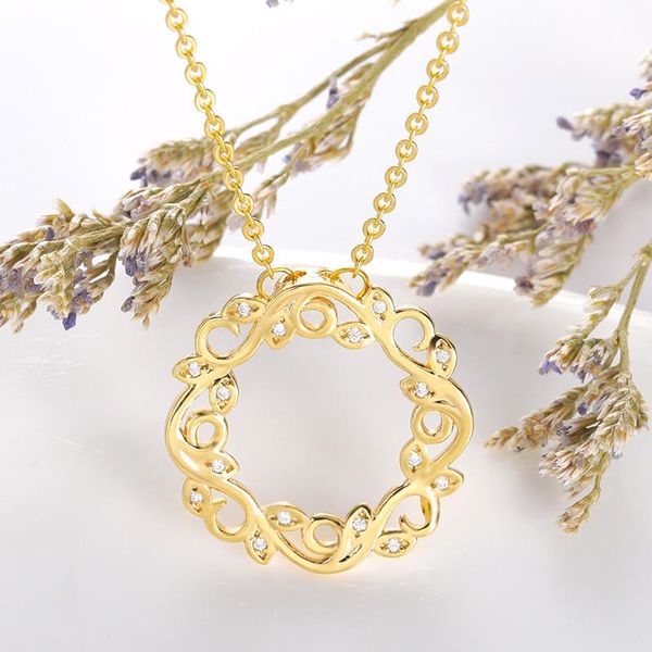 pendant necklaces cute leaves circle necklace crystal jewelry stainless steel chain zirconia round leaf party gifts, Silver
pendant necklaces cute leaves circle necklace crystal jewelry stainless steel chain zirconia round leaf party gifts, Silver