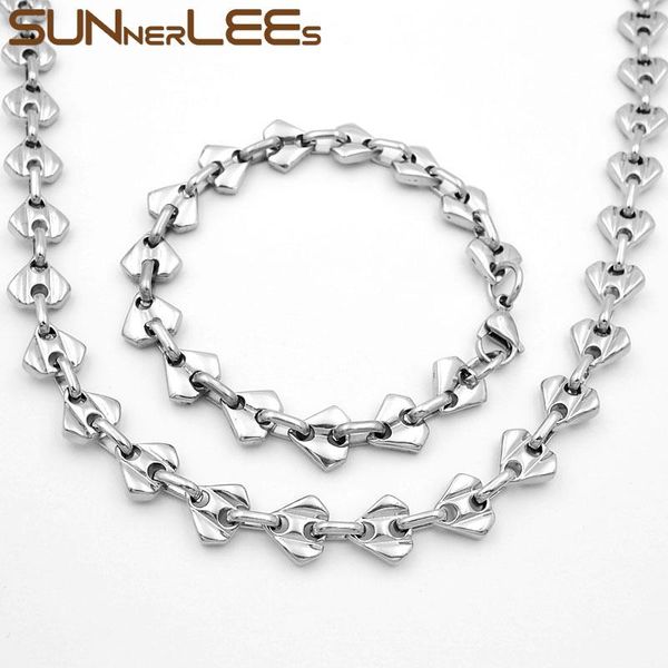 earrings & necklace sunnerlees jewelry stainless steel bracelet set 11mm heart link chain silver color gold plated mens womens gift sc01 s
earrings & necklace sunnerlees jewelry stainless steel bracelet set 11mm heart link chain silver color gold plated mens womens gift sc01 s