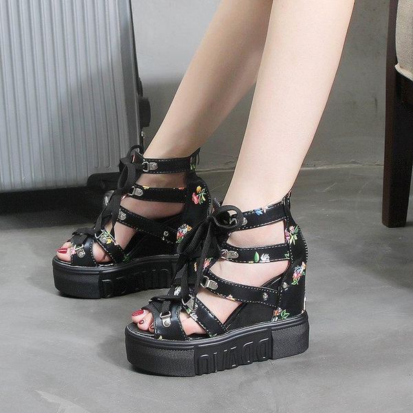 sandals womens wedges shoes for women high heels summer 2021 chaussures femme platform white printed bandage, Black
sandals womens wedges shoes for women high heels summer 2021 chaussures femme platform white printed bandage, Black