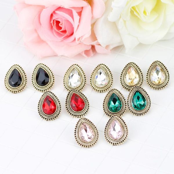 stud sunspicems bohemia retro gold color water drop crystal earrings for women ethnic banquet wedding jewelry gifts wholesale, Golden;silver
stud sunspicems bohemia retro gold color water drop crystal earrings for women ethnic banquet wedding jewelry gifts wholesale, Golden;silver