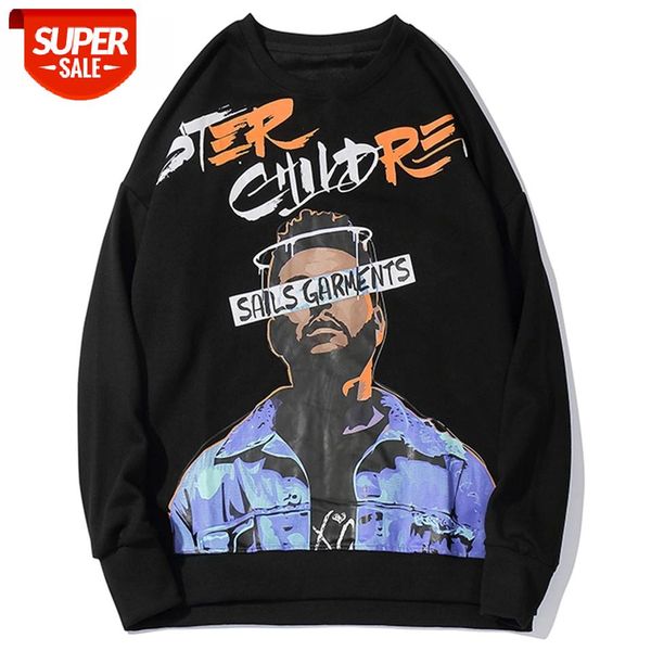 Character Letter Printed Men Sweatshirts 2019 Harajuku Streetwear Fashion Hip Hop Casual Cotton Oversized Pullovers #GG21, Black
Character Letter Printed Men Sweatshirts 2019 Harajuku Streetwear Fashion Hip Hop Casual Cotton Oversized Pullovers #GG21, Black
