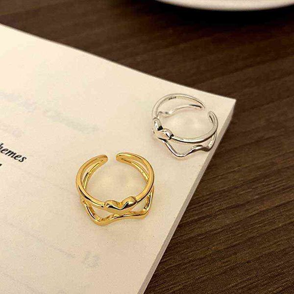 1pcs vintage punk heart ring for women retro gothic ancient gold silver color wave heart double layer charm finger rings jewelry g1125, Slivery;golden
1pcs vintage punk heart ring for women retro gothic ancient gold silver color wave heart double layer charm finger rings jewelry g1125, Slivery;golden