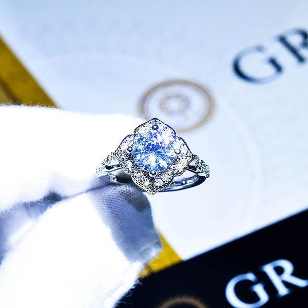 wedding rings simple jewelry accessories d color mozambique diamond s925 sterling silver carat ring for women, Slivery;golden
wedding rings simple jewelry accessories d color mozambique diamond s925 sterling silver carat ring for women, Slivery;golden