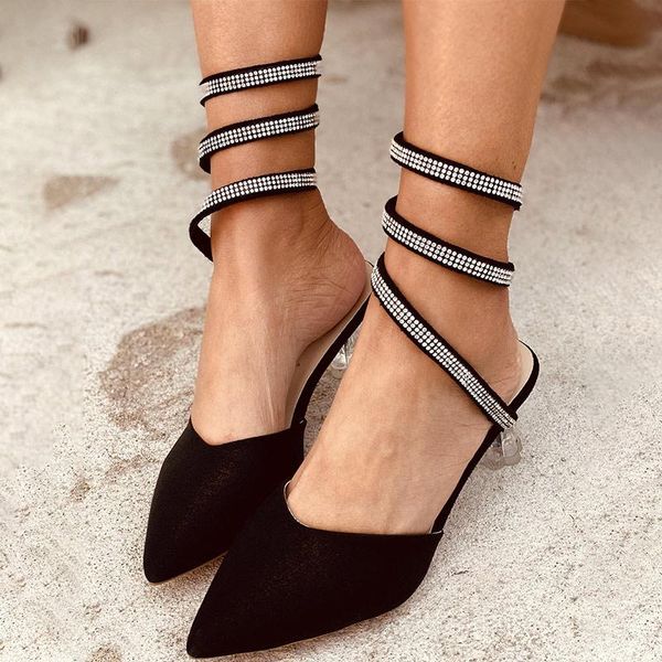 summer women's sandals pointed toe fashion ladies low heels woman shoes party female pumps comfort bling 2021 plus size, Black
summer women's sandals pointed toe fashion ladies low heels woman shoes party female pumps comfort bling 2021 plus size, Black