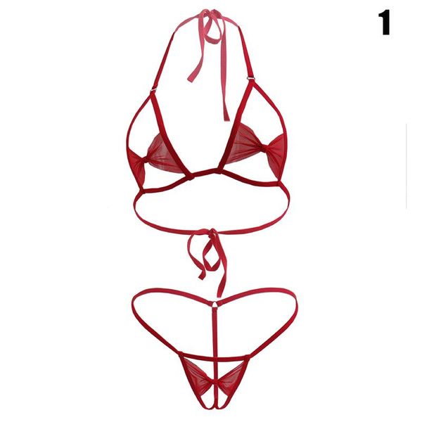 bras sets erotic underwear mini coverage hollow out bikini suit for beach swimming party sn-, Red;black
bras sets erotic underwear mini coverage hollow out bikini suit for beach swimming party sn-, Red;black