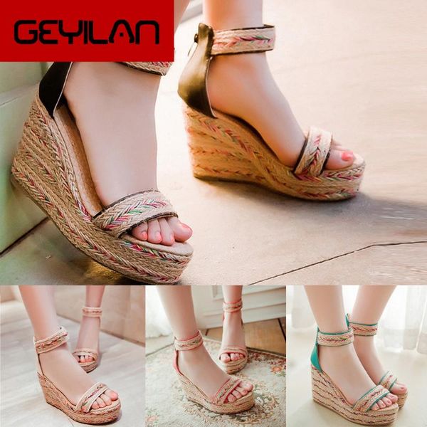dress shoes womens bohemian style street outdoor wedges sandals flats open toe zipper thick bottom comfortable roman, Black
dress shoes womens bohemian style street outdoor wedges sandals flats open toe zipper thick bottom comfortable roman, Black
