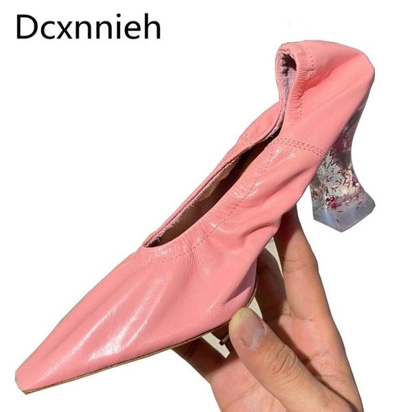 dress shoes spring transparent crystal heels pumps woman shallow genuine leather party women designer pinkycolor mary janes 2021, Black
dress shoes spring transparent crystal heels pumps woman shallow genuine leather party women designer pinkycolor mary janes 2021, Black