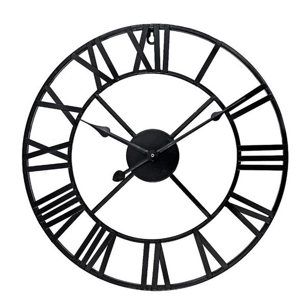 wall clocks modern 3d large retro black iron round art hollow metal clock nordic roman numerals living room home decoration
wall clocks modern 3d large retro black iron round art hollow metal clock nordic roman numerals living room home decoration