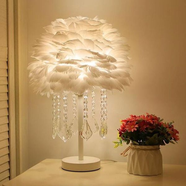 table lamps modern bedside reading room living feather crystal lamp for bedroom light art deco home pavilion
table lamps modern bedside reading room living feather crystal lamp for bedroom light art deco home pavilion