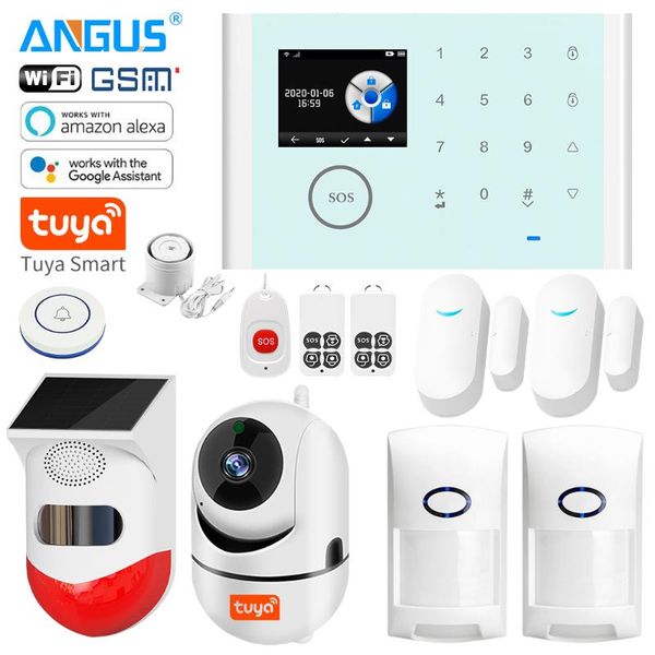 angus home security external wifi camera siren alarm system with remote control intercom door opening sensor for house
angus home security external wifi camera siren alarm system with remote control intercom door opening sensor for house