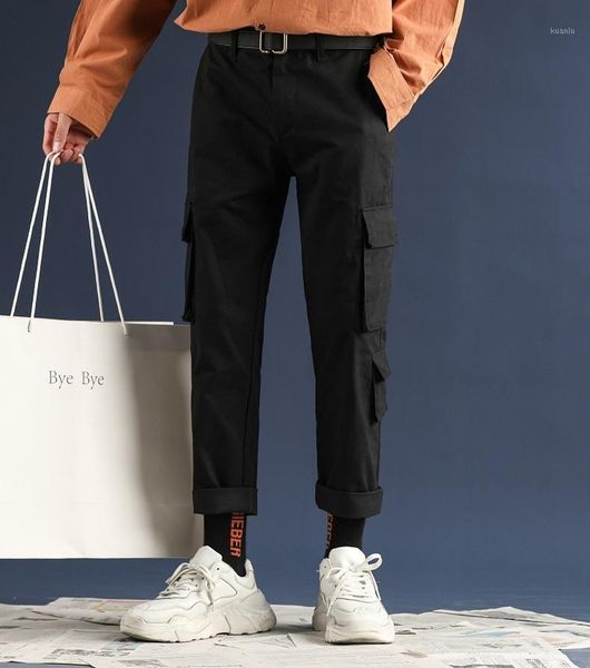men's trendy brand overalls korean version of the trend casual footwear sports pants boys national loose wild nine-poin jeans, Blue
men's trendy brand overalls korean version of the trend casual footwear sports pants boys national loose wild nine-poin jeans, Blue