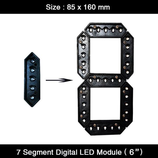 display 4pcs/lot 6" inch digital 7 segment led module for scoreboard time and temperature gas station
display 4pcs/lot 6" inch digital 7 segment led module for scoreboard time and temperature gas station
