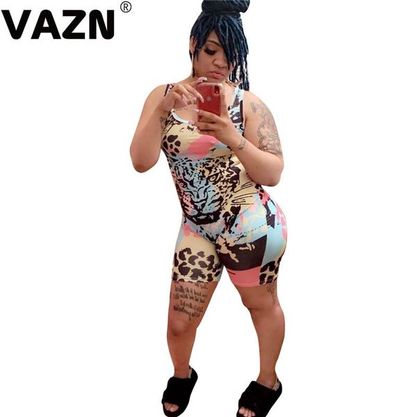 vazn 2021 summer fancy high street elastci young fashion tank sleeve high waist slim women playsuits, Black;white
vazn 2021 summer fancy high street elastci young fashion tank sleeve high waist slim women playsuits, Black;white