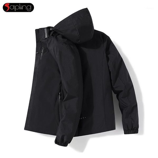 men's jackets spring autumn hooded clothing youth male breathable solid color windbreaker jacket coat men removable hood hiking, Black;brown
men's jackets spring autumn hooded clothing youth male breathable solid color windbreaker jacket coat men removable hood hiking, Black;brown
