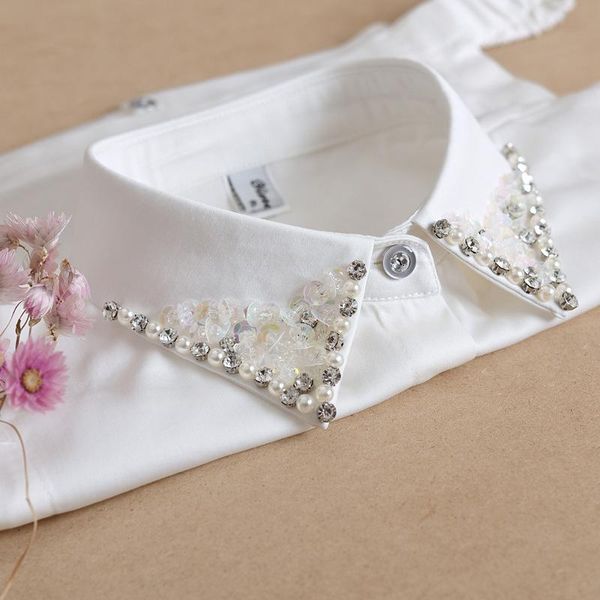 bow ties female fake collar for women white shirt false handmade beads clothes decorative girls necklace lapel detachable, Black;gray
bow ties female fake collar for women white shirt false handmade beads clothes decorative girls necklace lapel detachable, Black;gray