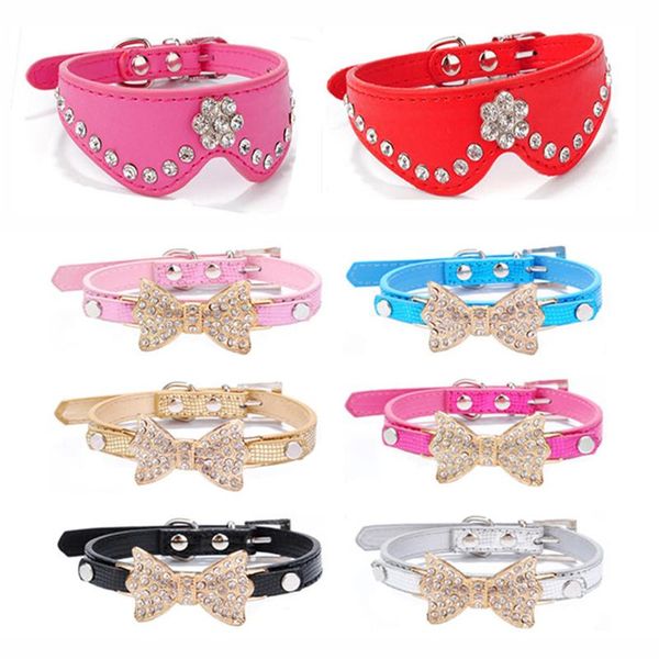 dog collars & leashes bowknot rhinestone for small dogs collar pu leather puppy pet necklace accessories xs-s size
dog collars & leashes bowknot rhinestone for small dogs collar pu leather puppy pet necklace accessories xs-s size