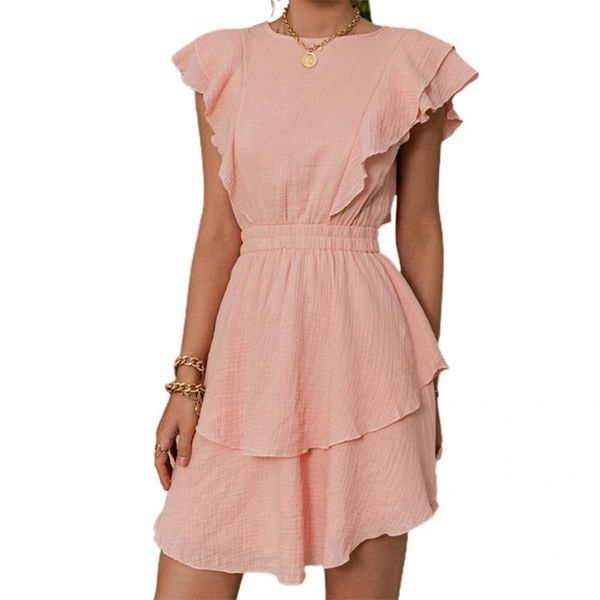 casual dresses good workmanship skin-friendly women ruffled dress for traveling, Black;gray
casual dresses good workmanship skin-friendly women ruffled dress for traveling, Black;gray
